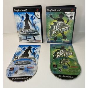 Dance Dance Revolution SuperNova 2/ Dance Dance Extreme Lot. CIB. MINT Condition